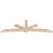 Ekena Millwork Alberta Smooth Timber Gable Bracket, Douglas Fir, 108"W x 36"H x 3 1/2"D x 5 1/2"F, 8/12 Pitch GBW108X36X0406ALB00SDF - alternate 3